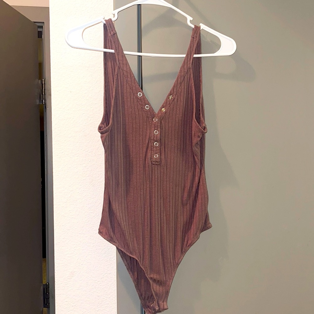 Fashion nova mauve body suit